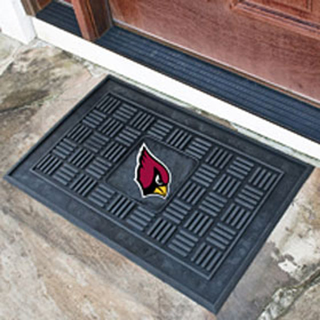 Arizona Cardinals Door Mat Medallion 19x30