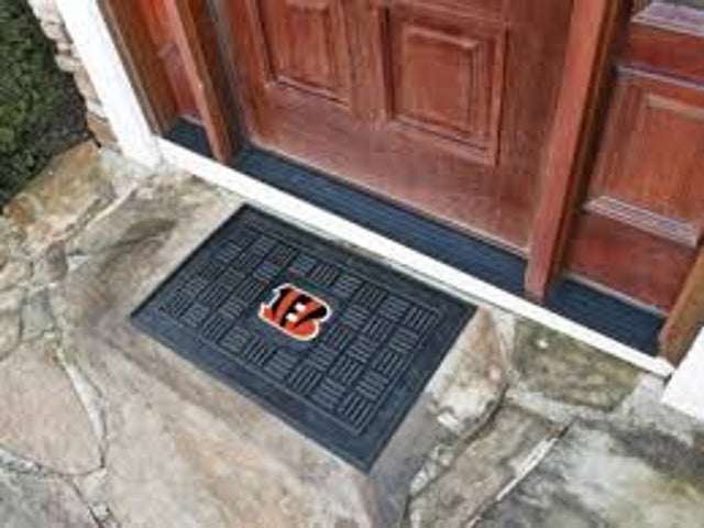 Cincinnati Bengals Door Mat 19x30 Medallion