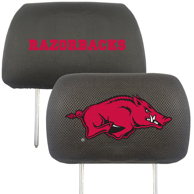 Fundas para reposacabezas de Arkansas Razorbacks FanMats