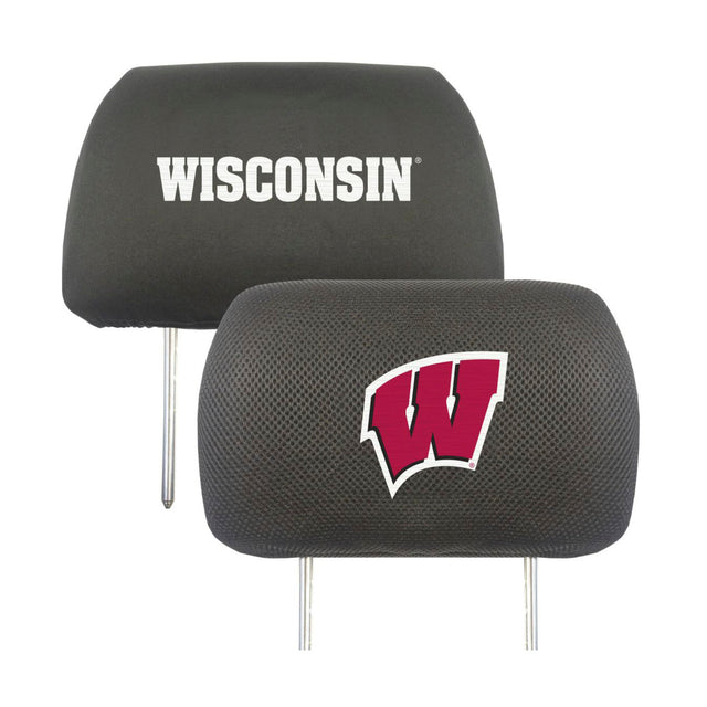 Fundas para reposacabezas de los Wisconsin Badgers FanMats