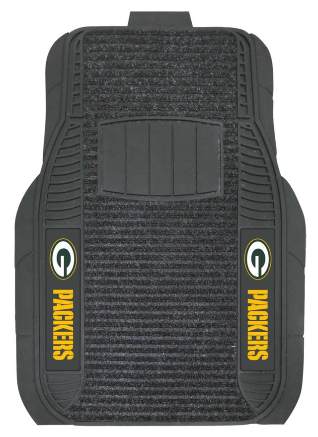 Green Bay Packers Car Mats Deluxe Set