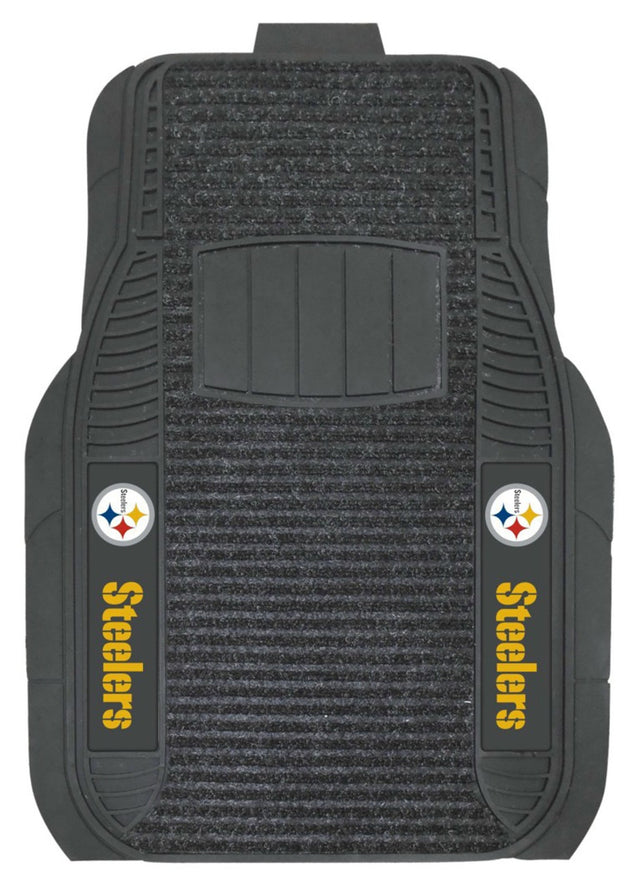 Juego de alfombrillas de lujo para coche de los Pittsburgh Steelers