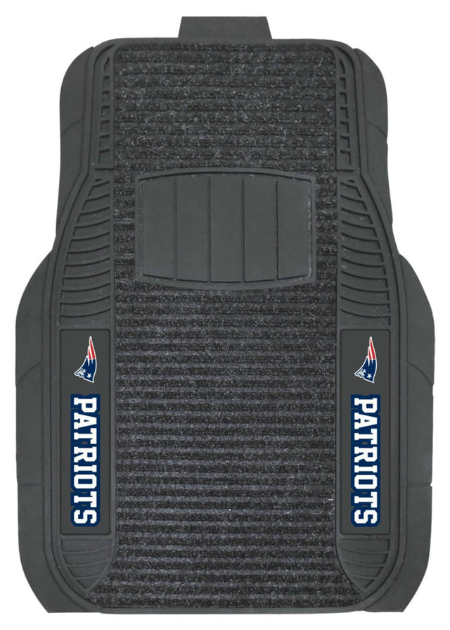 New England Patriots Car Mats Deluxe Set