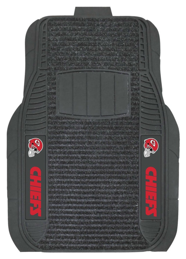 Kansas City Chiefs Car Mats Deluxe Set