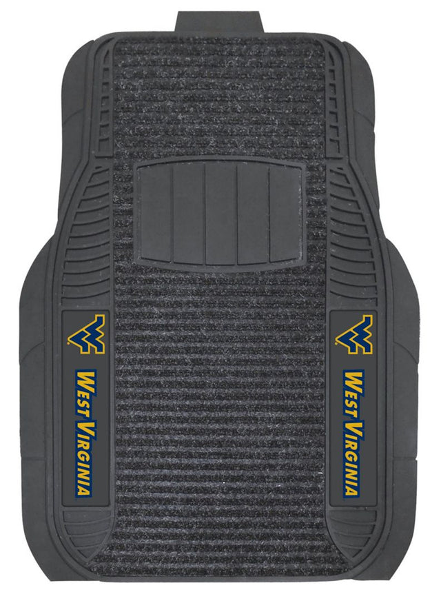 Alfombrillas para coche de los West Virginia Mountaineers: juego de lujo