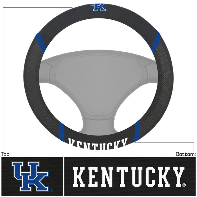 Funda de volante de malla y costura de Kentucky Wildcats