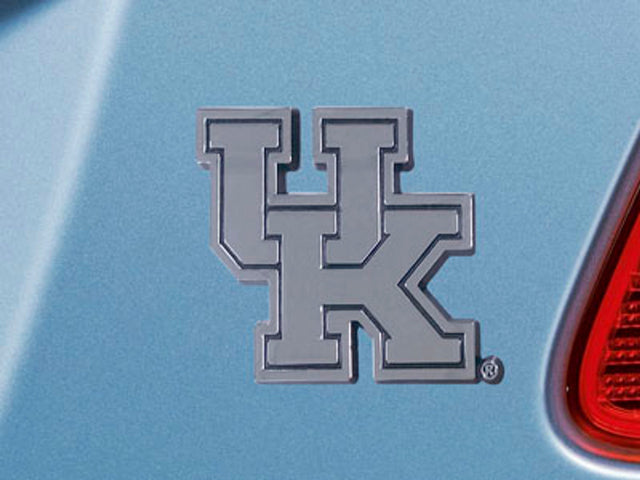 Kentucky Wildcats Auto Emblem Premium Metal Chrome