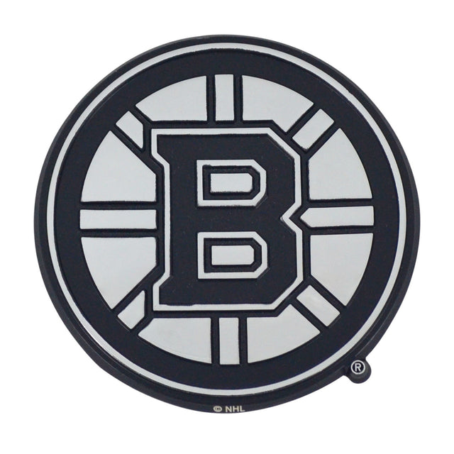 Emblema de metal cromado premium para automóvil de los Boston Bruins