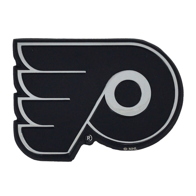 Emblema de metal cromado premium para automóvil de los Philadelphia Flyers