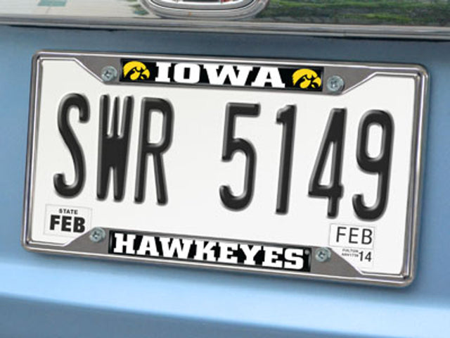 Iowa Hawkeyes Metal License Frame - FanMats