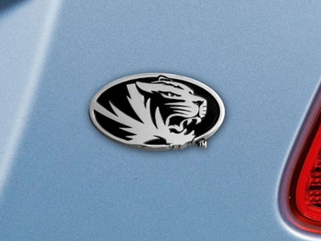 Missouri Tigers Auto Emblem Premium Metal Chrome