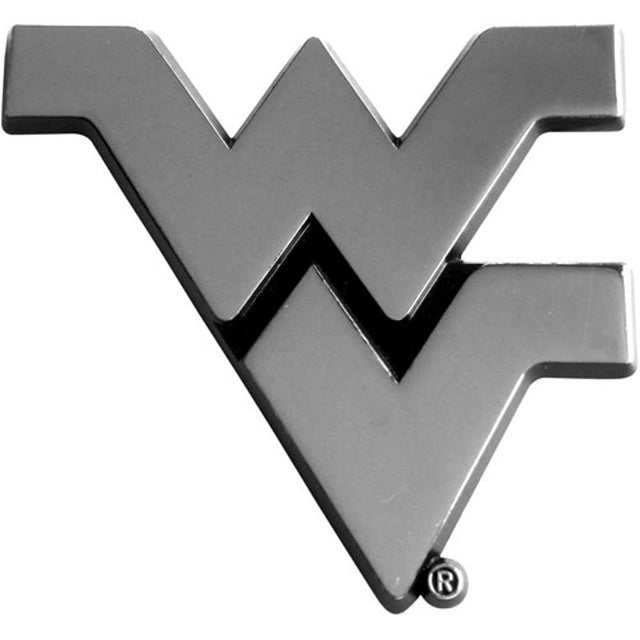 Emblema para automóvil de los Mountaineers de Virginia Occidental: metal de primera calidad