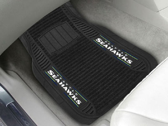 Juego de alfombrillas de lujo para coche de los Seattle Seahawks