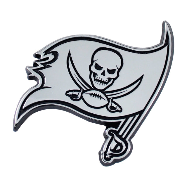 Emblema para automóvil de los Tampa Bay Buccaneers de metal cromado de primera calidad