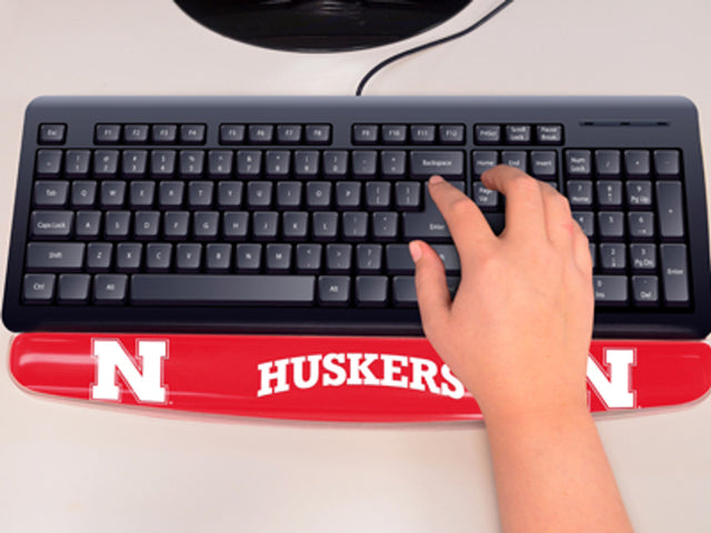 Reposamuñecas de gel para teclado de Nebraska Cornhuskers