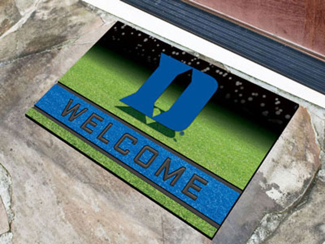 Duke Blue Devils Door Mat 18x30 Welcome Crumb Rubber