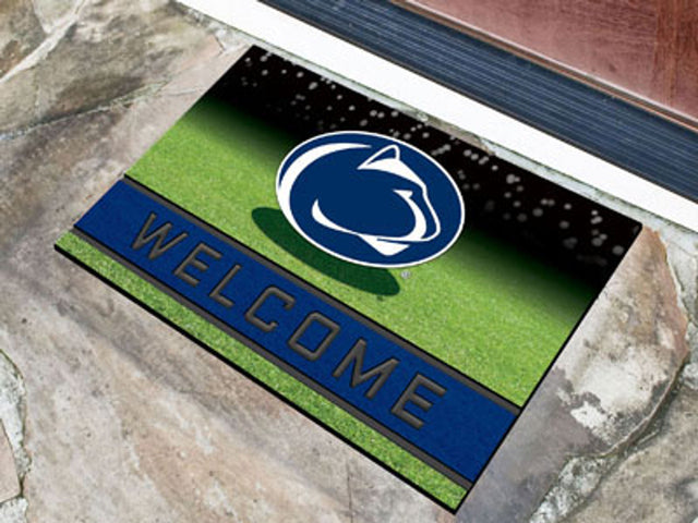 Felpudo de goma granulada de 18 x 30 cm de los Penn State Nittany Lions