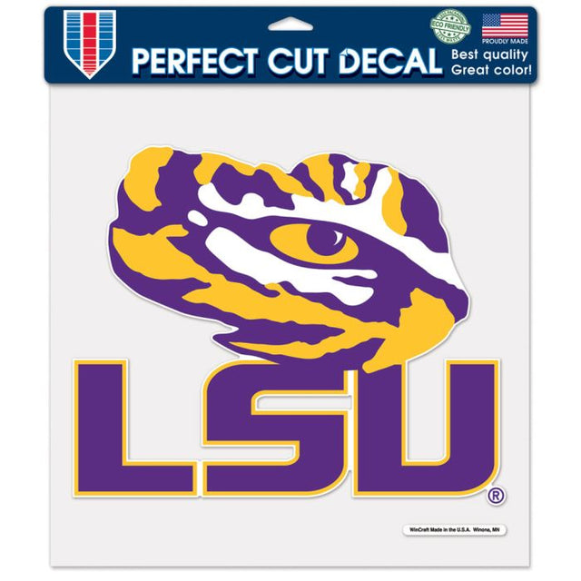 LSU Tigers Perfect Cut Color Decal 12" x 12"