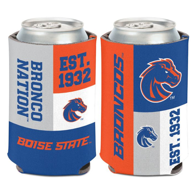 Boise State Broncos COLOR BLOCK Can Cooler 12 oz.