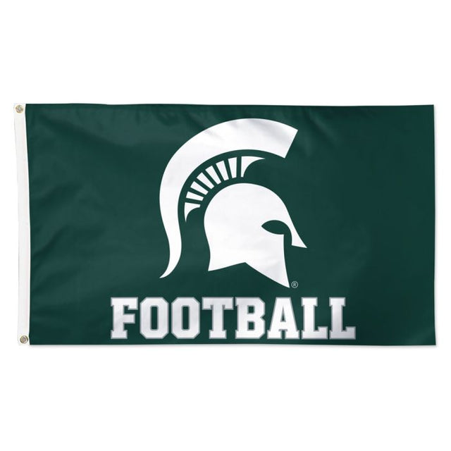 Michigan State Spartans FOOTBALL Flag - Deluxe 3' X 5'