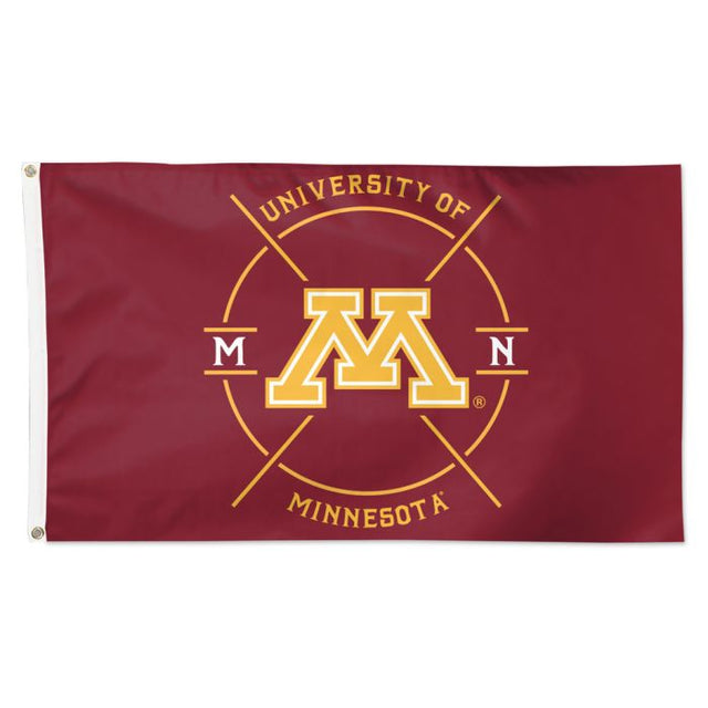 Bandera HIPSTER de Minnesota Golden Gophers - Deluxe 3' X 5'