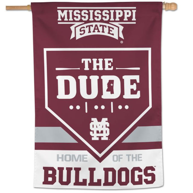 Mississippi State Bulldogs THE DUDE PROGRAM Vertical Flag 28" x 40"