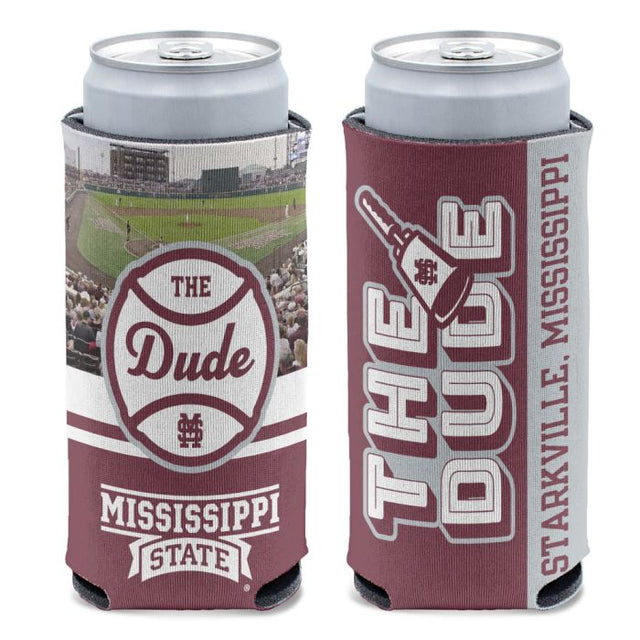 Mississippi State Bulldogs THE DUDE PROGRAM 12 oz Slim Can Cooler