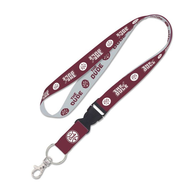 Mississippi State Bulldogs THE DUDE PROGRAM Lanyard w/detachable buckle 1"