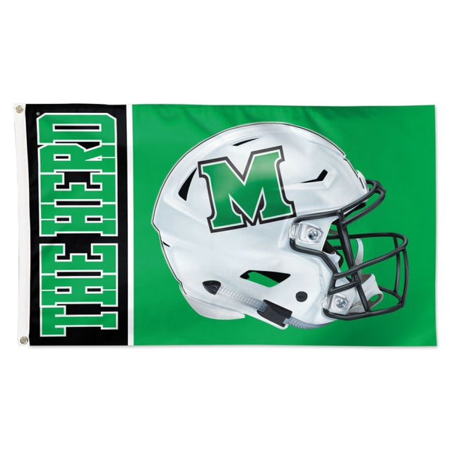 Marshall Thundering Herd HELMET Flag - Deluxe 3' X 5'