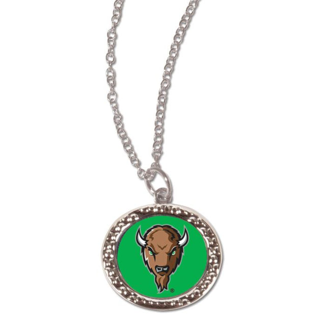 Collar con el logotipo de Marshall Thundering Herd grabado con tarjeta de joyería con dije