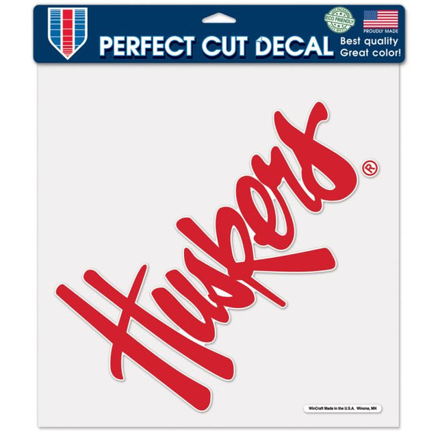 Nebraska Cornhuskers Perfect Cut Color Decal 12" x 12"