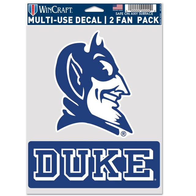 Paquete multiusos para 2 fanáticos de Duke Blue Devils