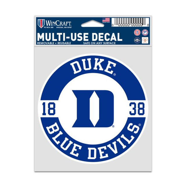 Duke Blue Devils Fan Decals 3.75" x 5"