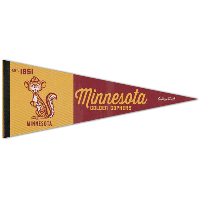 Minnesota Golden Gophers /College Vault VINTAGE Premium Pennant 12" x 30"