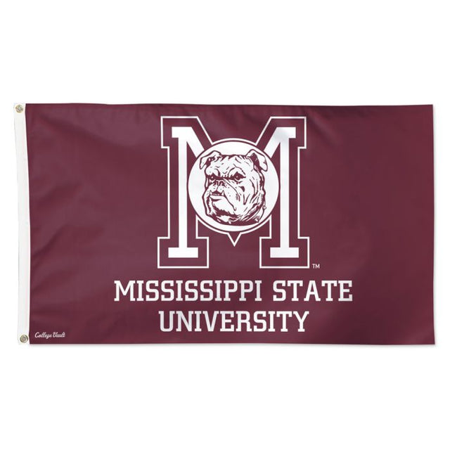 Mississippi State Bulldogs /College Vault MUSCADINE Flag - Deluxe 3' X 5'