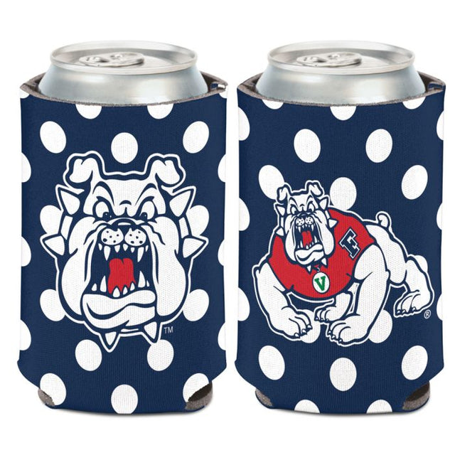 Enfriador de lata POLKA DOTS de Fresno State Bulldogs de 12 oz.