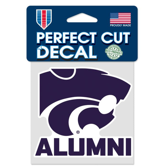 Kansas State Wildcats ALUMNI Perfect Cut Color Decal 4" x 4"