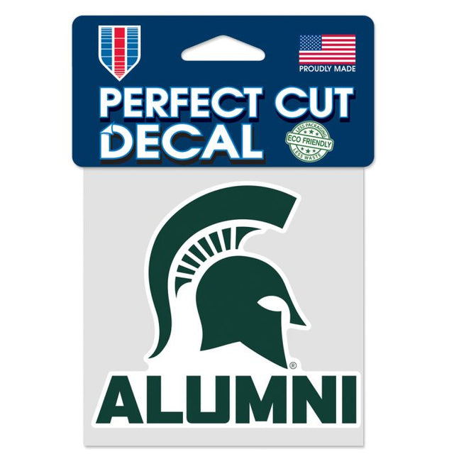 Michigan State Spartans ALUMNI Perfect Cut Color Decal 4" x 4"