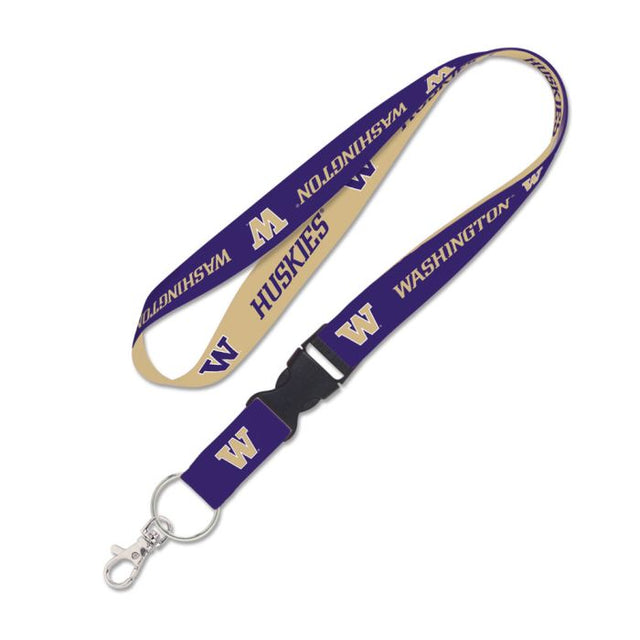 Washington Huskies Lanyard w/detachable buckle 1"