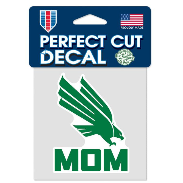 North Texas Mean Green MOM Perfect Cut Color Decal 4" x 4"