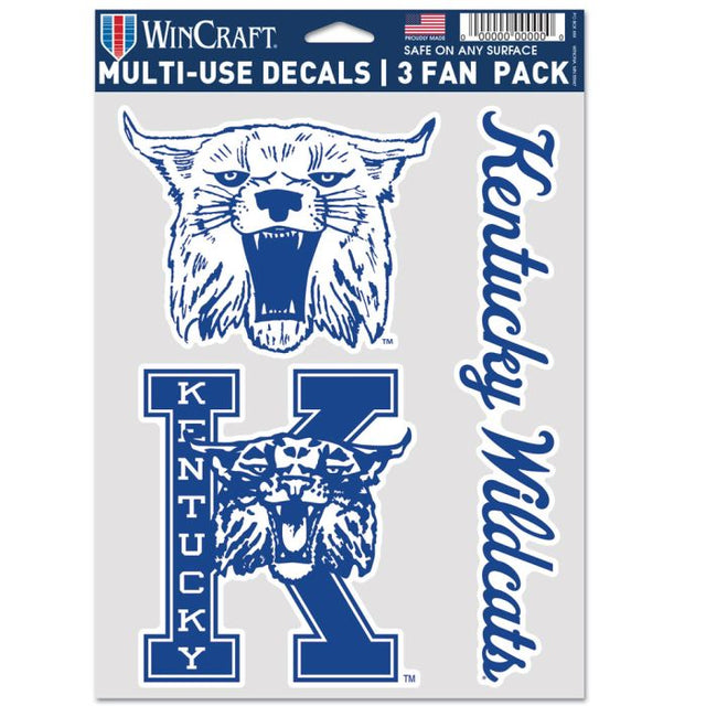 Kentucky Wildcats / Vintage Collegiate VINTAGE Multi Use 3 Fan Pack