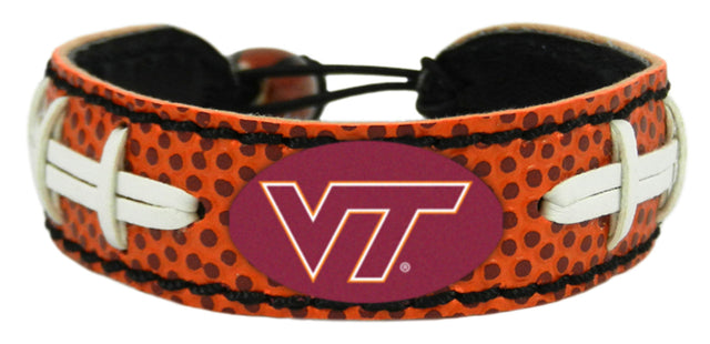 Pulsera clásica de fútbol de Virginia Tech Hokies CO