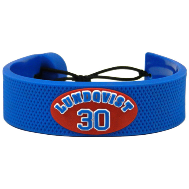 Pulsera de color del equipo de los New York Rangers, camiseta Henrik Lundqvist Design CO