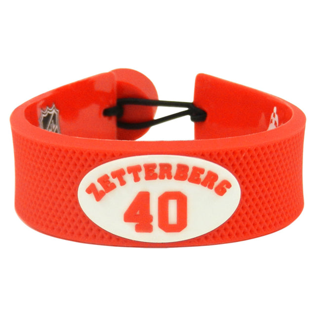 Pulsera de color del equipo de los Detroit Red Wings, camiseta Henrik Zetterberg Design CO