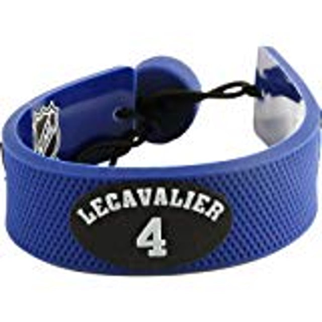 Pulsera de color del equipo de Tampa Bay Lightning Vincent Lecavalier Design CO