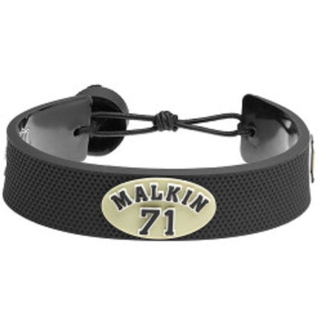 Pulsera de color del equipo de los Pittsburgh Penguins Jersey Evgeny Malkin Design CO