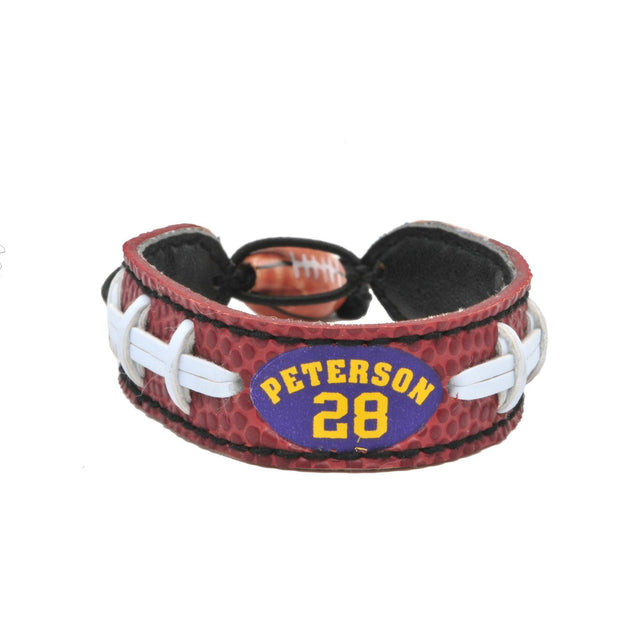 Pulsera clásica de los Minnesota Vikings con diseño de Adrian Peterson