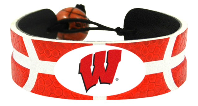 Pulsera de color del equipo de baloncesto de Wisconsin Badgers CO