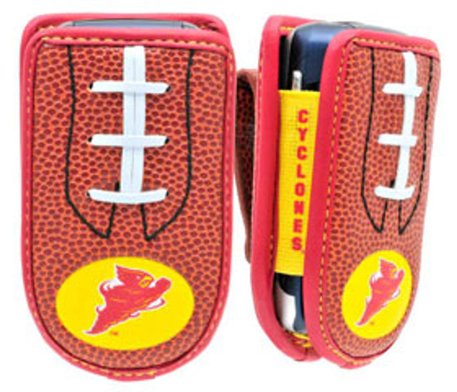 Estuche para teléfono celular con el logo de fútbol clásico de Iowa State Cyclones