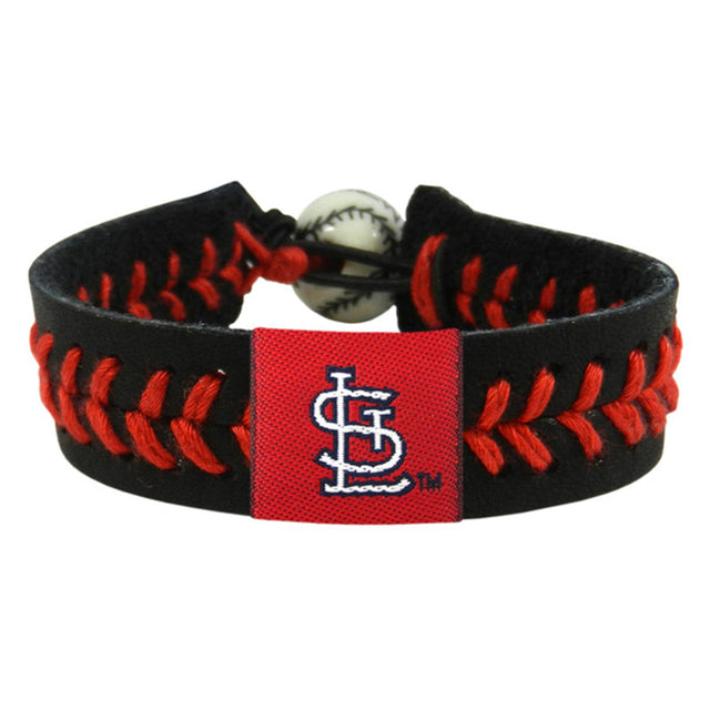 Pulsera de los St. Louis Cardinals con el logotipo de St. Louis en color del equipo de béisbol